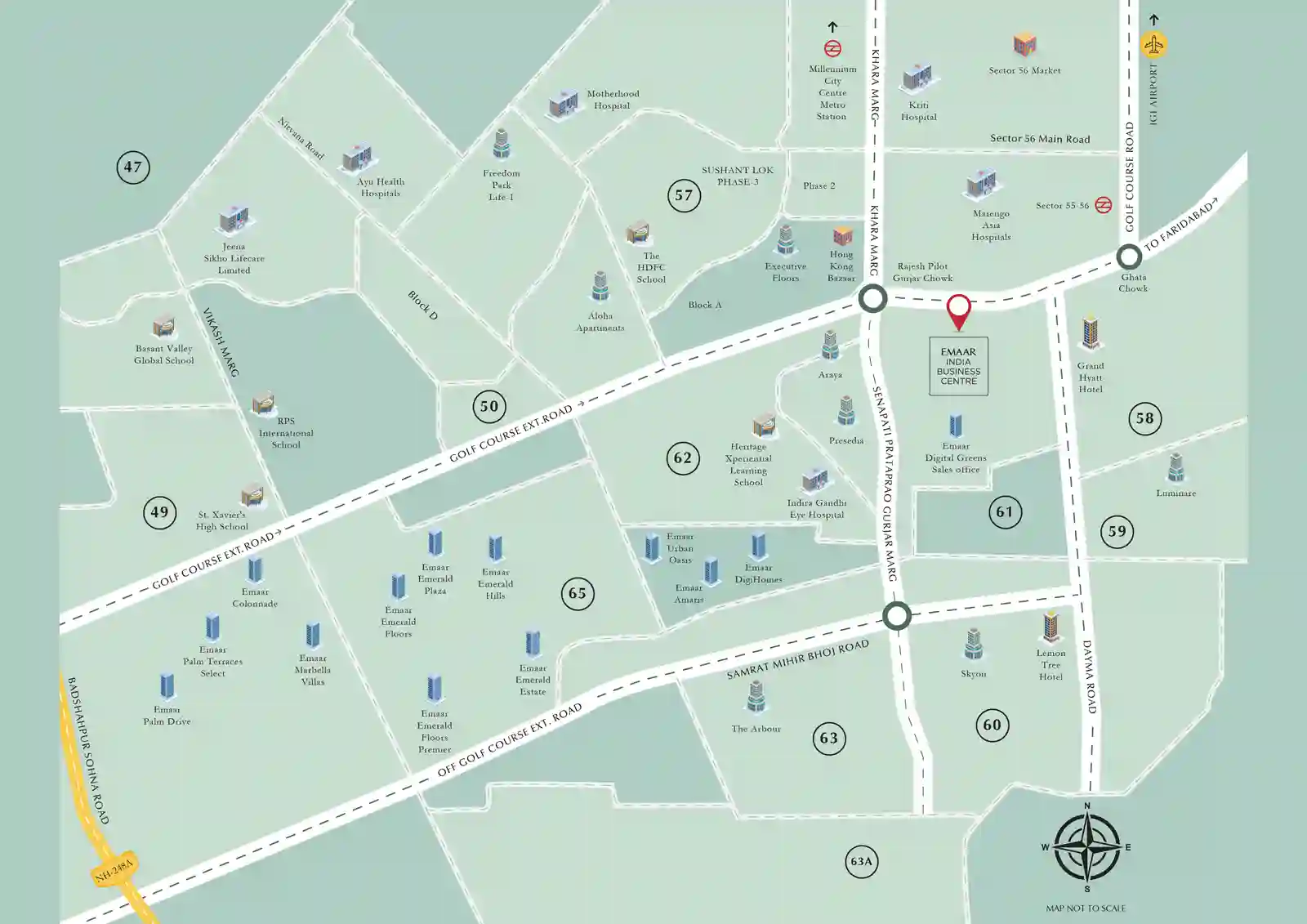 buy commercial property in Gurgaon – Emaar India Business Centre
